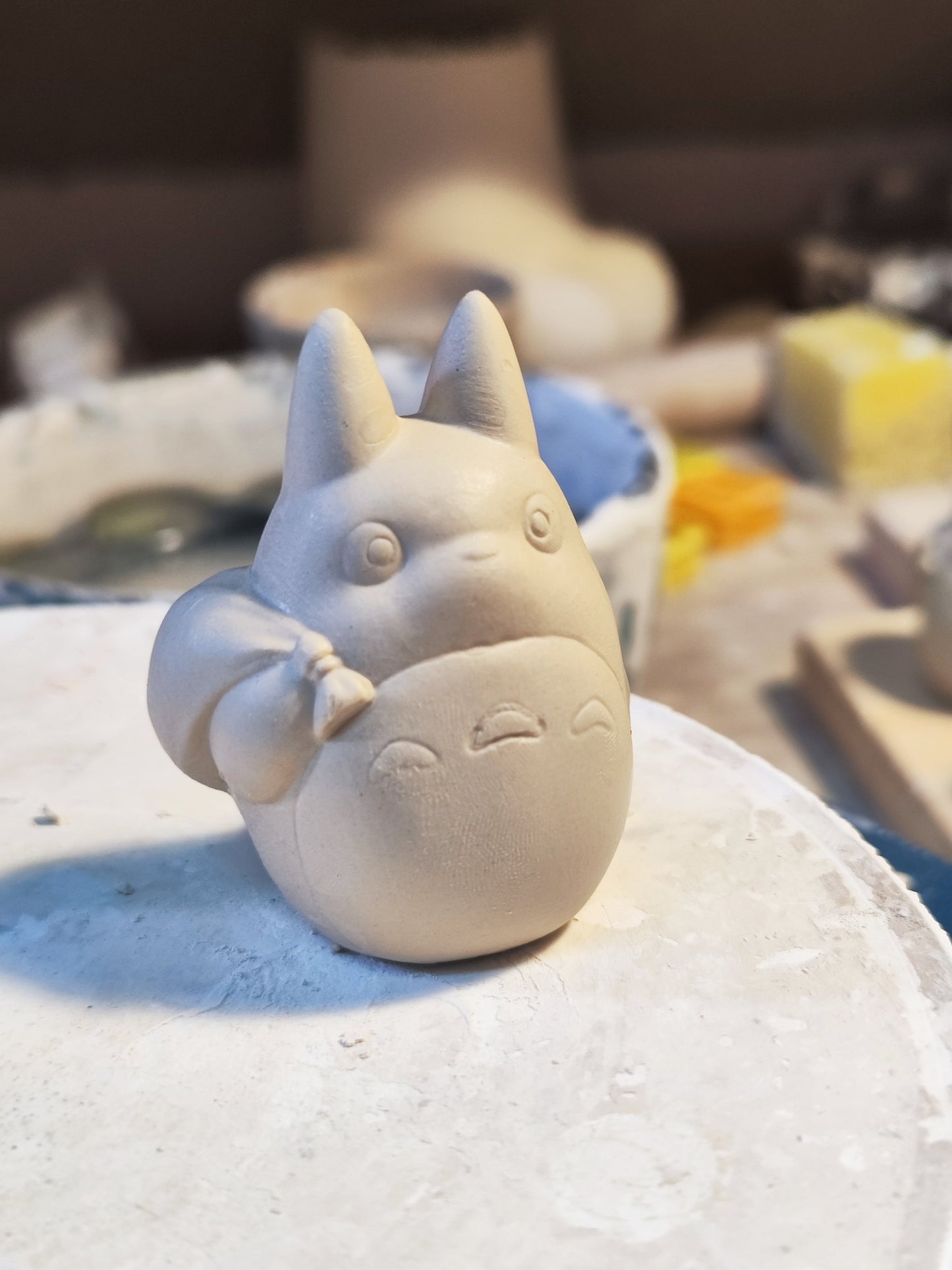 My Neighbor Totoro Handmade Anime Ceramic Mug, Character Inside Mug for Gifts