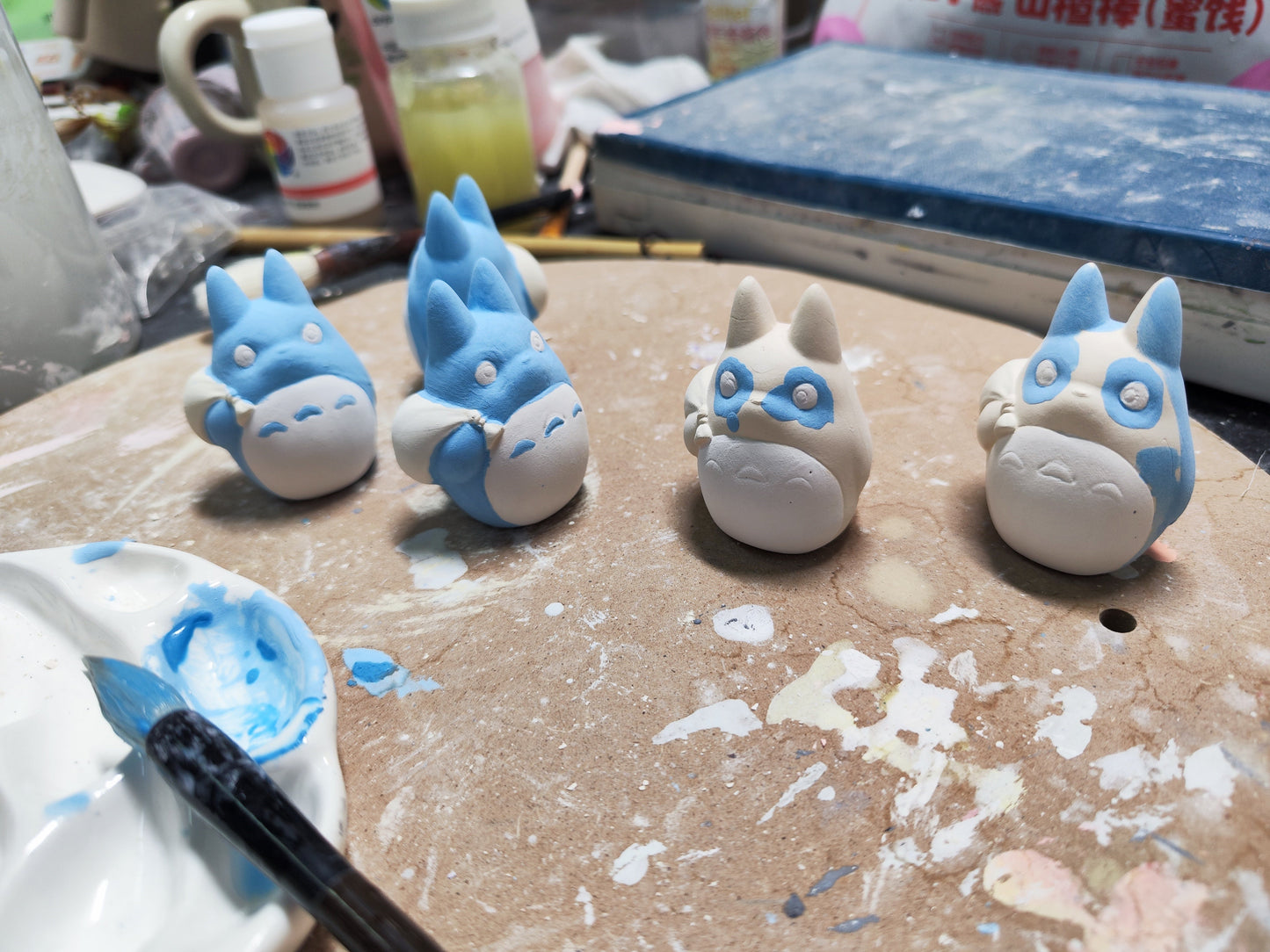 My Neighbor Totoro Handmade Anime Ceramic Mug, Character Inside Mug for Gifts