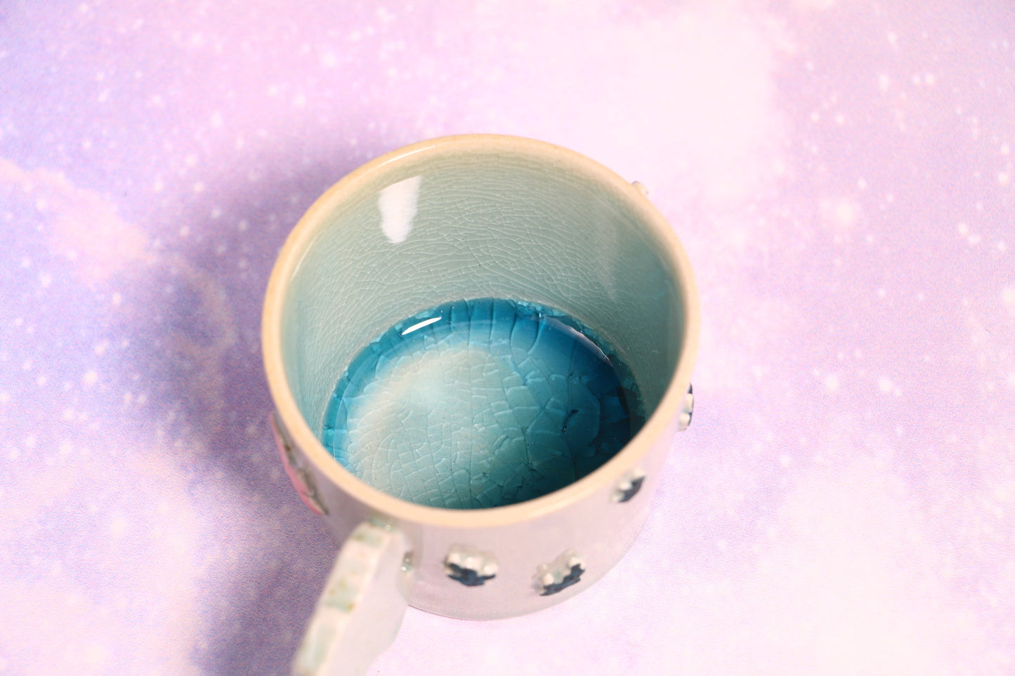 Handmade Cactus Ice Crack Glaze Ceramic Mugs for Housewarming Gifts