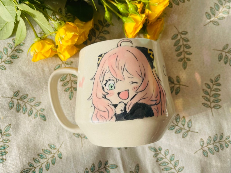 Spy Anime-Inspired Ceramic Mug, Anime Mug With Japanese Anime Art