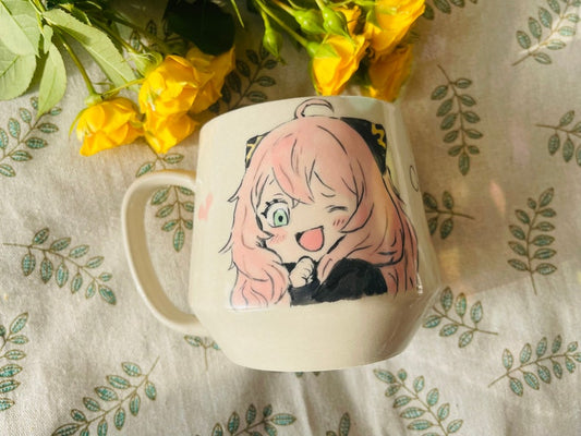Spy Anime-Inspired Ceramic Mug, Anime Mug With Japanese Anime Art