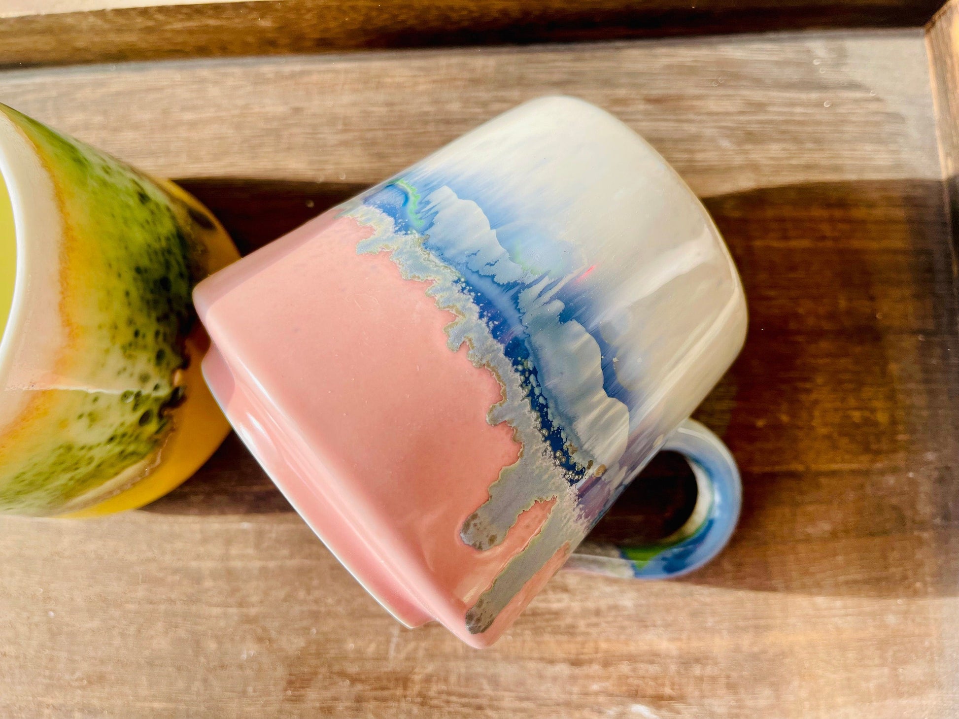 Retro Handmade Ceramic Mugs, Personalized Ceramic Cup for Coffee Lovers